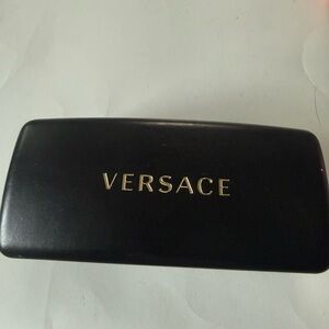Versace Black Case with Gold Logo